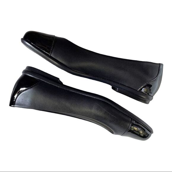 New SAS Scenic Ballet Flat Black Patent Leather Loafer Arch Support Women 8.5 - Picture 10 of 10